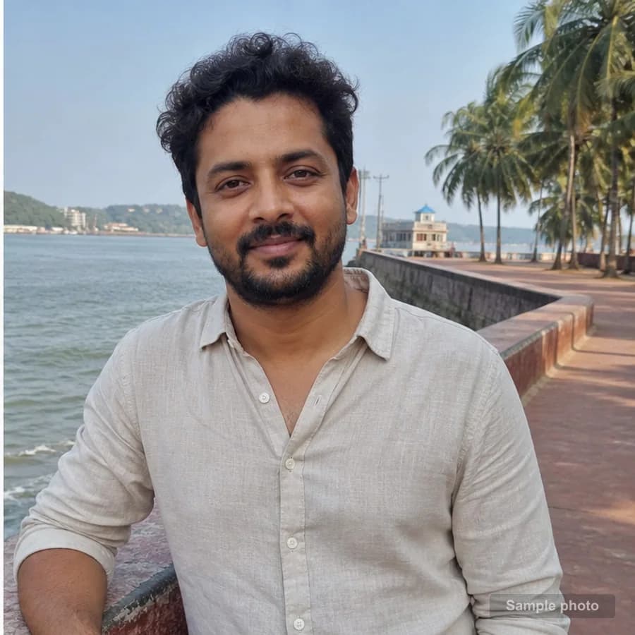 Arjun Menon on a local Goa route