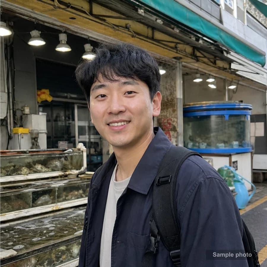 Joon Kim on a local Busan route