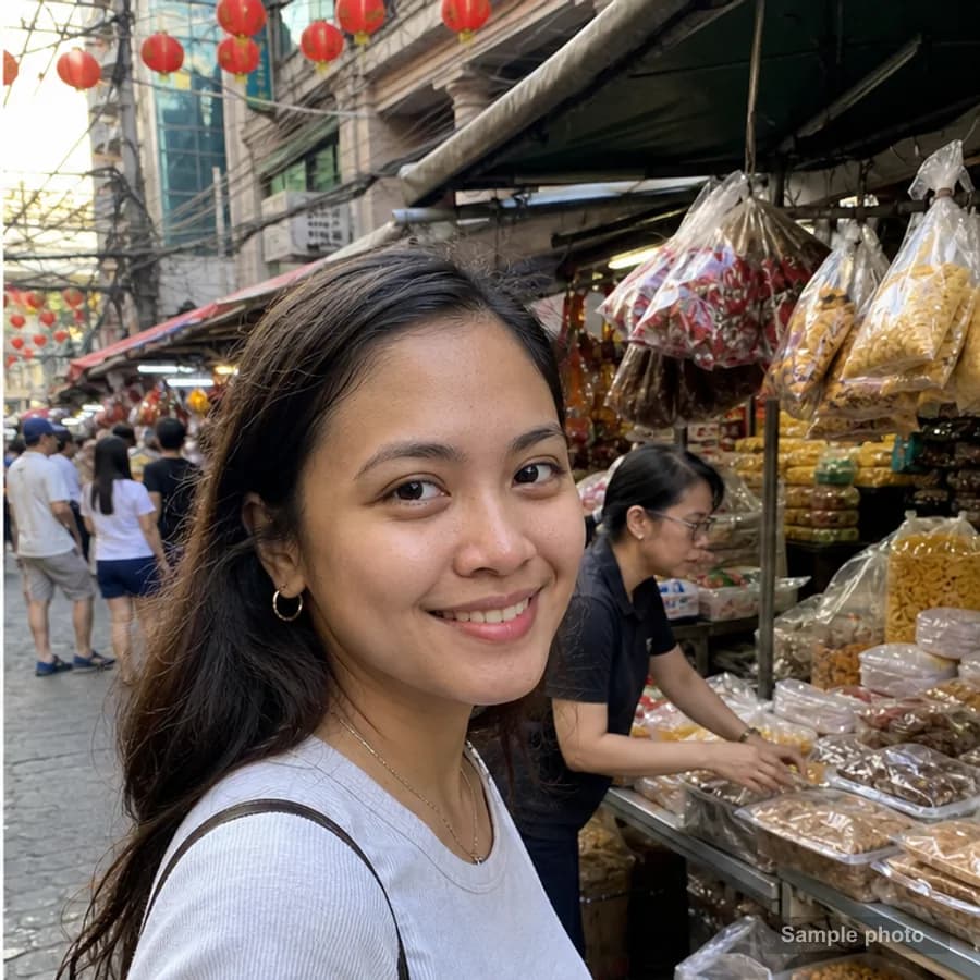 Maria Santos on a local Manila route