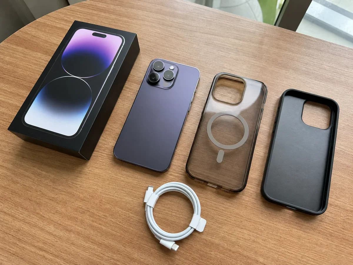 iPhone 14 Pro 256GB Deep Purple sample listing photo