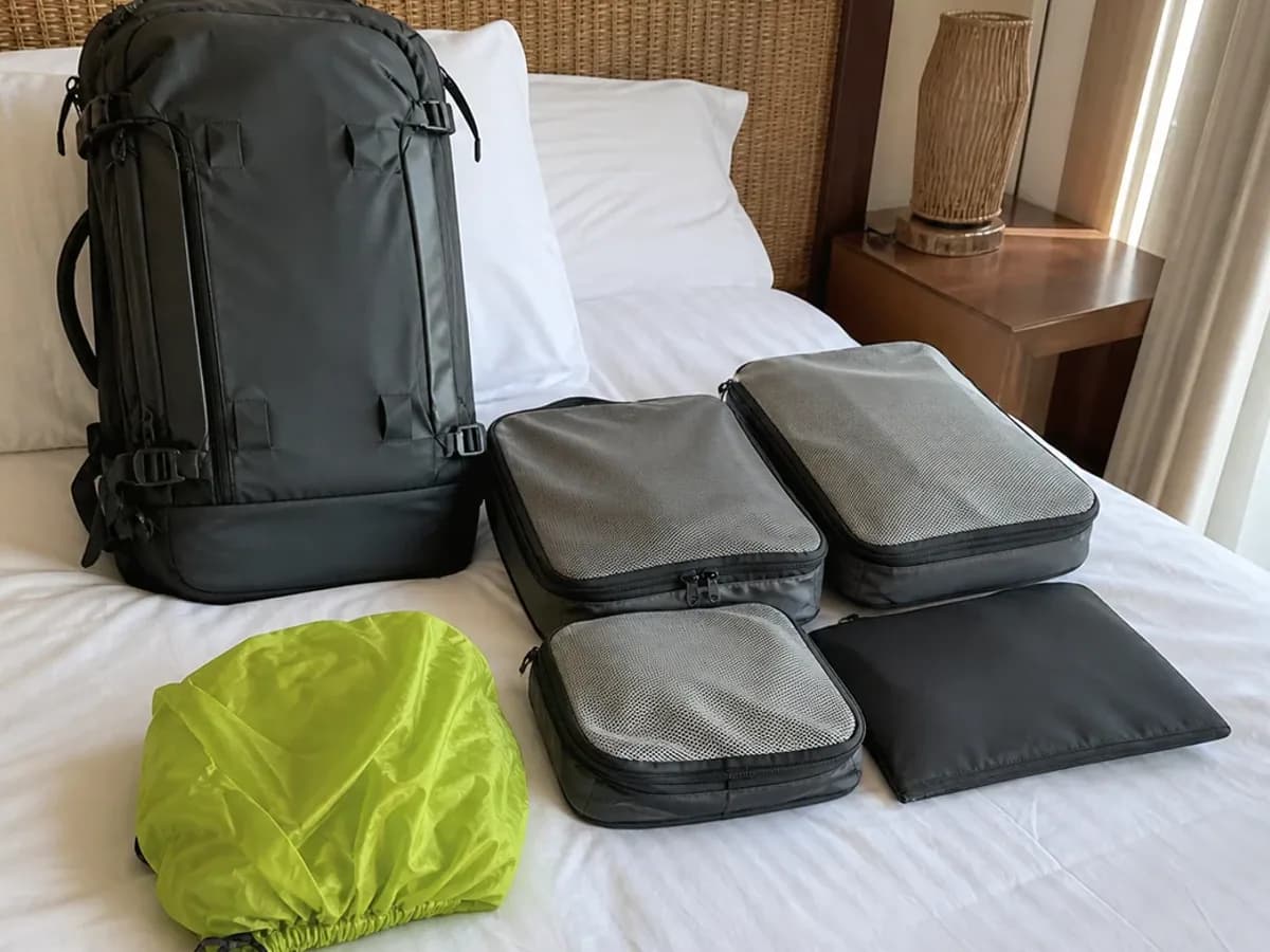 Osprey Farpoint 55 Travel Backpack detail photo