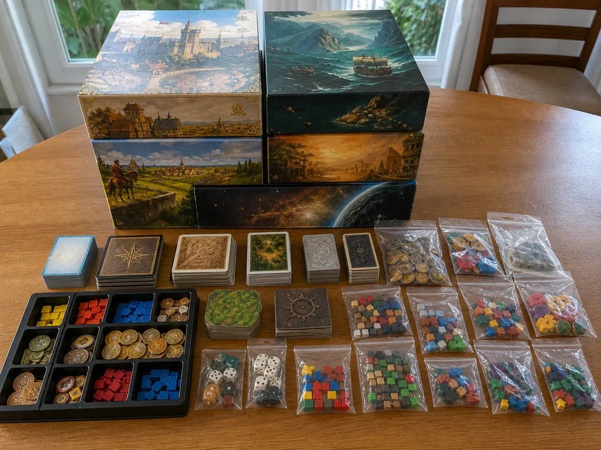 Board Games Bundle in English sample listing photo