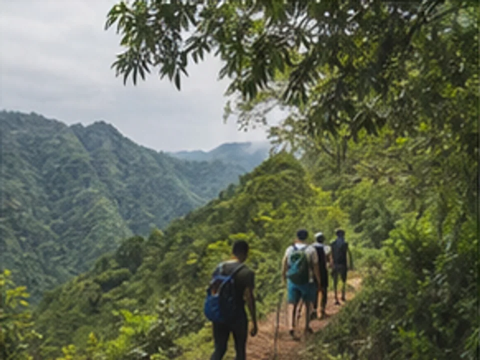 guided Sierra Madre hiking with mapped trail briefing
