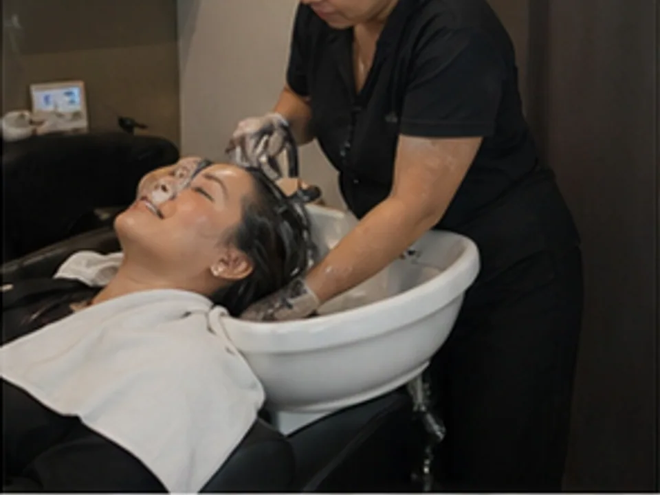 haircut, styling, color or makeup consultation in a hygienic salon