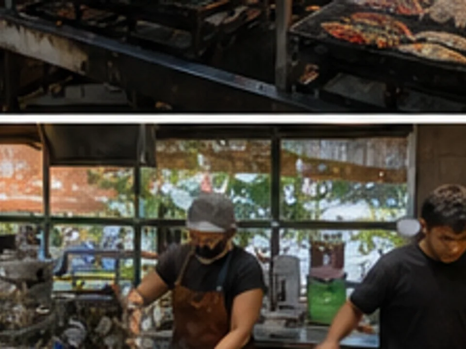 locally appropriate dishes, seating, kitchen, and reservation inquiry