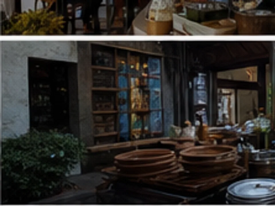 locally appropriate dishes, seating, kitchen, and reservation inquiry