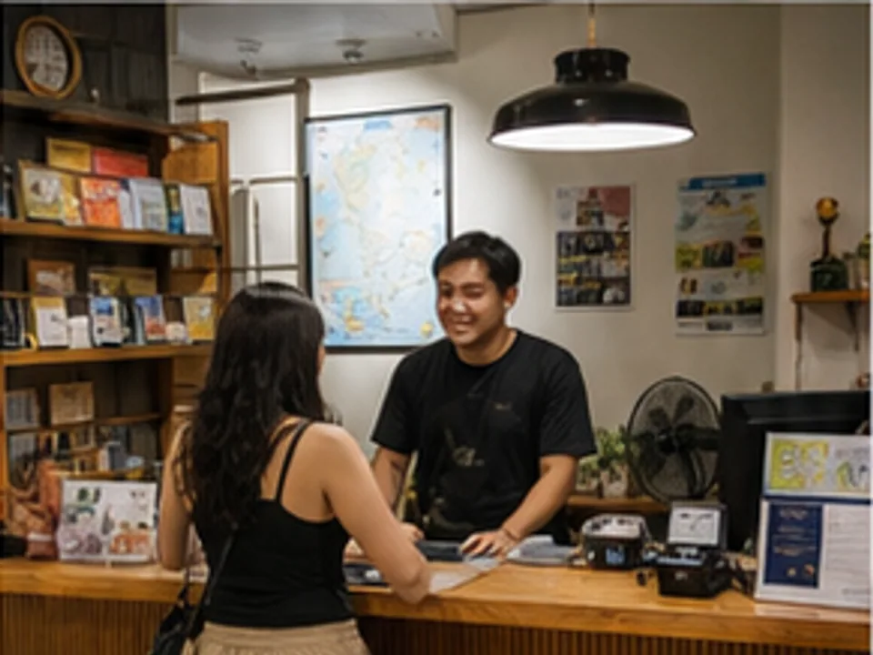 clean dorm or private rooms, lockers, and shared traveler areas