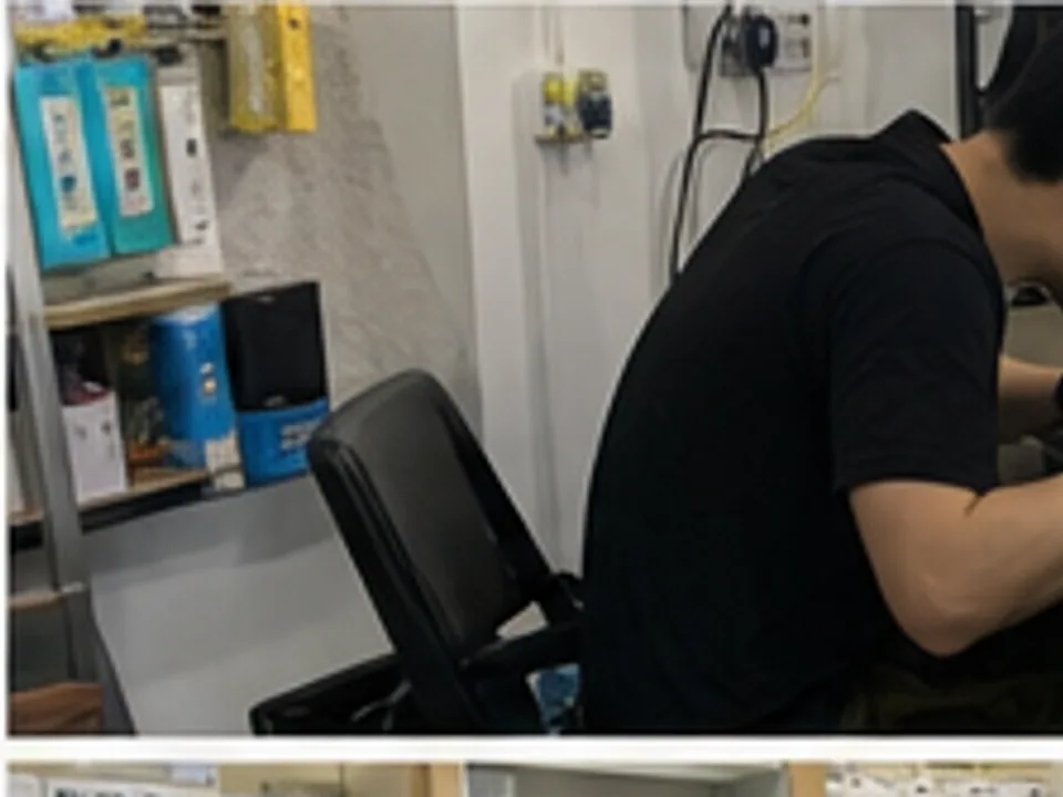 device diagnostics, repair workbench, accessories, and customer handover
